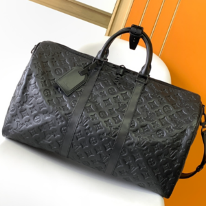 Louis Vuitton Keepall BANDOULIÈRE 50 Travel Bag – Black