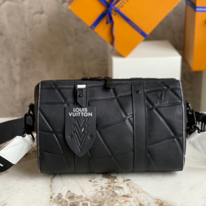 Louis Vuitton Men’s CITY KEEPALL Pillow Handbag – Black