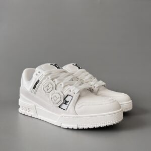 Louis Vuitton LV Nigo Trainer Low-top casual shoes, trainers, sports shoes Men's and women's footwear Sneakers, white 1AIKR3