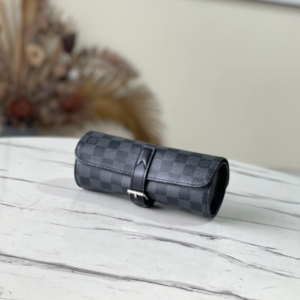 Louis Vuitton 3 Watch Case – Black