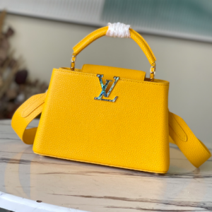 Louis Vuitton Capucines Small Handbag – Yellow