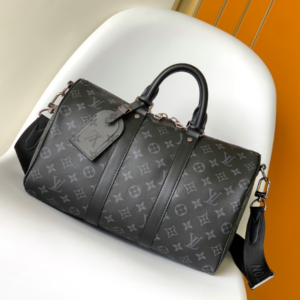 Louis Vuitton Keepall Bandoulière 35 handbag – Gray/Black