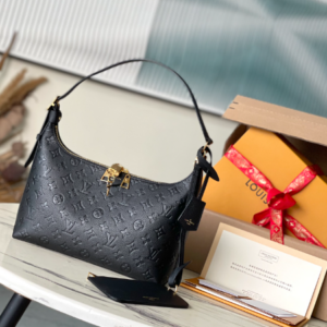 Louis Vuitton Sac Sport Monogram Empreinte Leather Handbag – Black