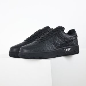 Original Box Version with Accessories Louis Vuitton Air Force 1 Low LV Air Force Low-Top Casual Shoes, Sneakers, Skate Shoes Men's Shoes, Women's Shoes Black and White