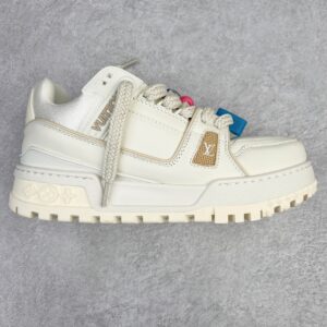 Louis Vuitton TTrainer Maxi White Low-Top Casual Shoes, Trainers, Sneakers for Men and Women 1AB8RK