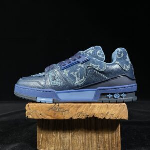 Nigo Louis Vuitton Collaboration Trainer Blue Low-Top Casual Shoes Skate Shoes Sports Shoes Men's Shoes Women's Shoes 1A9IQ1