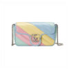 Replica Gucci GG Marmont Super Mini Bag In Pastel And Rainbow 476433