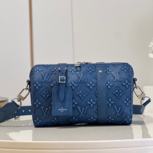 Louis Vuitton Men’s City Keepall Handbag – Blue