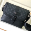 Louis Vuitton Monogram Eclipse Saumur Messenger Bag