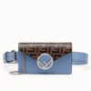 Fendi Blue Kan I F Belt Bag With FF Motif
