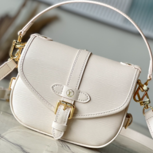 Louis Vuitton Saumur BB Handbag – White