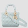 Dior Small Lady Dior My ABCDior Bag in Placid Blue Lambskin