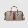 Replica Gucci Ophidia GG Medium Top Handle Bag 524532 Coffee
