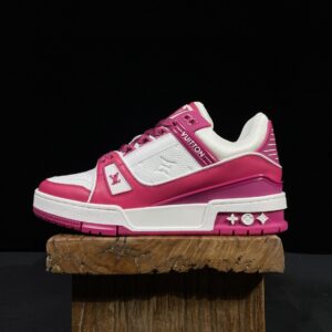 Louis Vuitton Trainer Rose Pink Low-Top Casual Shoes, Trainers, Sports Shoes for Men and Women
