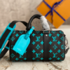 Louis Vuitton Keepall 25 Handbag for Men – Blue/Green