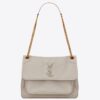 Saint Laurent Niki Medium Bag In White Lambskin