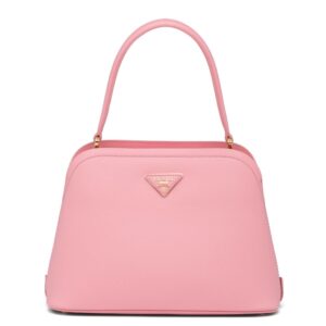 Prada Matinee Mini Bag In Pink Saffiano Leather