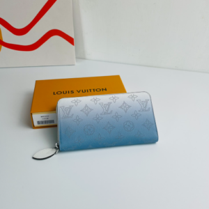 Louis Vuitton Soft Mahina Leather Zippy Wallet – Blue