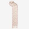 Fendi Beige Cashmere FF Long Scarf