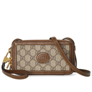 Replica Gucci Mini Bag With Interlocking G 671674 Coffee