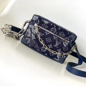 Louis Vuitton Mini Soft Trunk Chain Bag – Blue