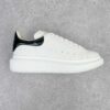 Alexander McQueen Black and White Patent Leather Low-Top Sneakers Casual Footwear Platform Shoes Height-Enhancing Shoes Men's Shoes Women's Shoes 625162WHYB89061