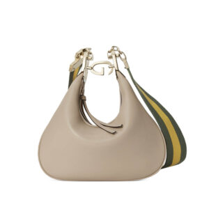 Replica Gucci Oatmeal Leather Attache Small Shoulder Bag 699409
