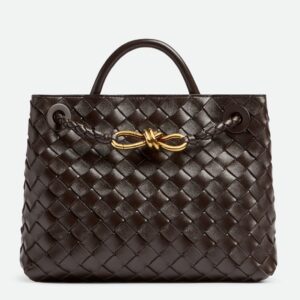 Bottega Veneta Small Andiamo Bag In Fondant Intrecciato Lambskin
