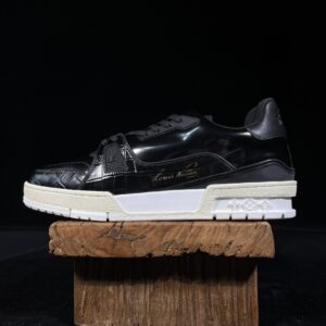 Louis Vuitton Trainer Black Low-Top Casual Shoes, Skate Shoes, Trainers for Men and Women