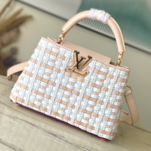 Louis Vuitton Heavenly Capucines Medium Handbag – White
