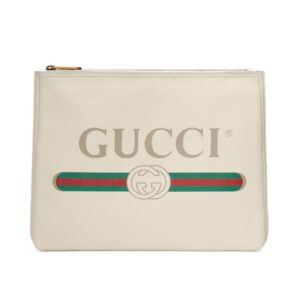 Replica Gucci Print Leather Medium Portfolio 500981