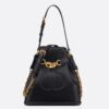 Dior C'est Medium Bag in Black Saddle Calfskin