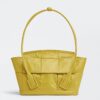 Bottega Veneta Arco Small Bag In Mirabelle Intrecciato Leather