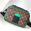 Louis Vuitton Monogram S Lock Messenger Bag – Green
