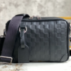 Louis Vuitton Pressed Sirius Messenger Bag – Black