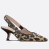 Dior J'Adior Slingback 65mm Pumps In Mizza Embroidered Cotton