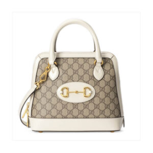 Replica Gucci 1955 Horsebit GG Supreme Small Top Handle Bag 621220