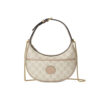 Replica Gucci Half-Moon-Shaped Mini Bag with Interlocking G 726843 Oatmeal