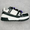 Louis Vuitton Trainer Maxi LV Low-Top Casual Shoes, Sneakers, Sports Shoes for Men and Women in Black and White 1ABZQ9