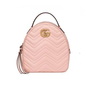 Replica Gucci GG Marmont Quilted Leather Backpack 476671
