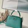 Louis Vuitton Medium Ostrich Leather Hand Bag – Green