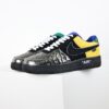 Original Box Version with Accessories Louis Vuitton Air Force 1 Low LV Air Force Low-Top Casual Shoes / Sneakers / Skate Shoes Men's Shoes / Women's Shoes Black/Yellow/Silver 1A9VCH